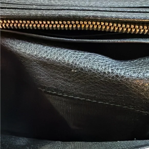 Prada Black Vitello Grain Leather Continental Flap Wallet - Picture 5 of 5